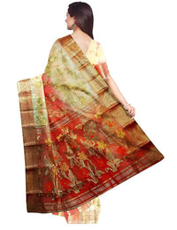Pradip Fabrics Premium Tant Silk Saree for Women