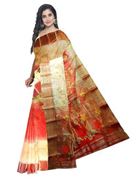 Pradip Fabrics Premium Tant Silk Saree for Women