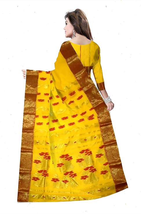 Pradip Fabrics Woven Tant Pure Cotton Saree