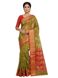 Pradip Fabrics Traditional Woven Cotton Blend Saree