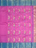 Pradip Fabrics Self Design Tant Pure Cotton Saree