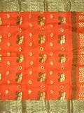 Pradip Fabrics Self Design Tant Pure Cotton Saree