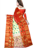 Pradip Fabrics Woven Tant Silk Blend Saree 