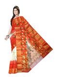 Pradip Fabrics Woven Tant Silk Blend Saree 