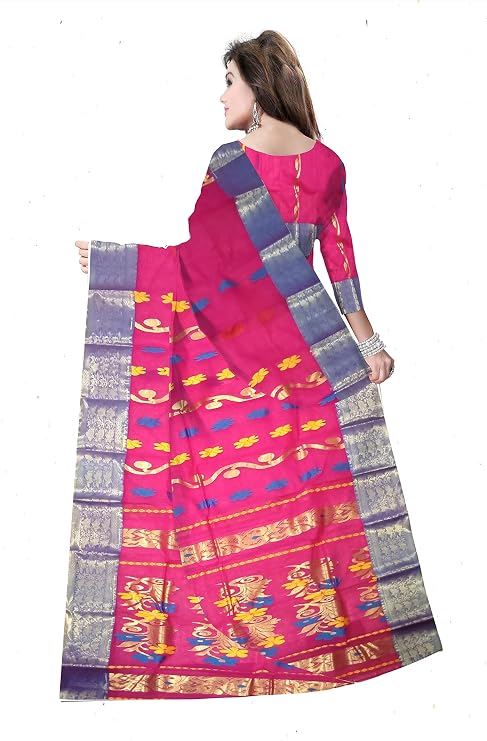 Pradip Fabrics Woven Tant Pure Cotton Saree