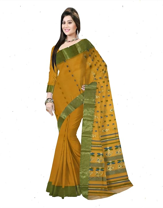 Pradip Fabrics Woven Tant Pure Cotton Saree 