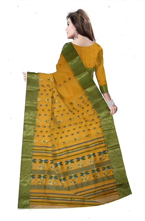 Pradip Fabrics Woven Tant Pure Cotton Saree 