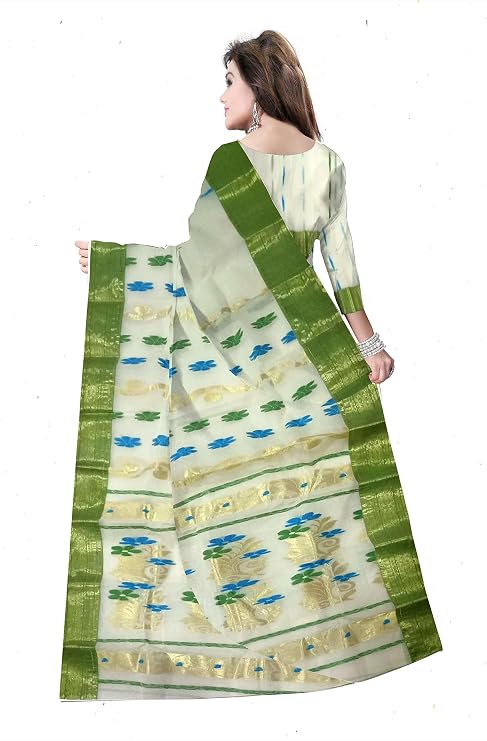 Pradip Fabrics Woven Tant Pure Cotton Saree