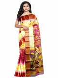Pradip Fabrics Ethnic Women's Tant Silk Banarasi Saree