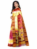 Pradip Fabrics Ethnic Women's Tant Silk Banarasi Saree