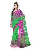 Pradip Fabrics Self Design Jamdani Silk Blend Saree 
