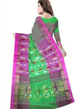 Pradip Fabrics Self Design Jamdani Silk Blend Saree 