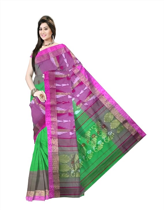 Pradip Fabrics Self Design Jamdani Silk Blend Saree 