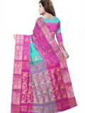 Pradip Fabrics Woven Tant Silk Blend Saree
