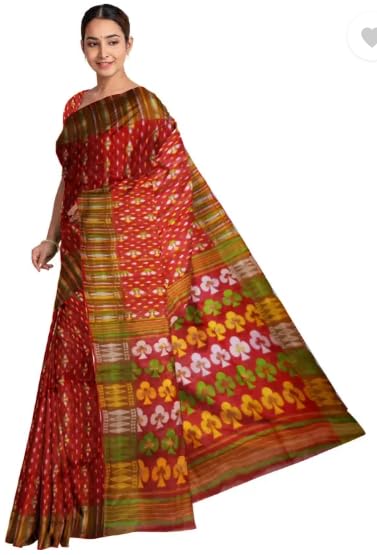 Pradip Fabrics Woven Tant Cotton Blend Saree