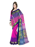 Pradip Fabrics Self Design Jamdani Silk Blend Saree 