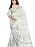 Pradip Fabrics Woven Jamdani Cotton Blend Saree