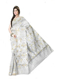 Pradip Fabrics Woven Jamdani Cotton Blend Saree