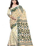 Pradip Fabrics Woven Jamdani Cotton Blend Saree
