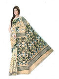 Pradip Fabrics Woven Jamdani Cotton Blend Saree
