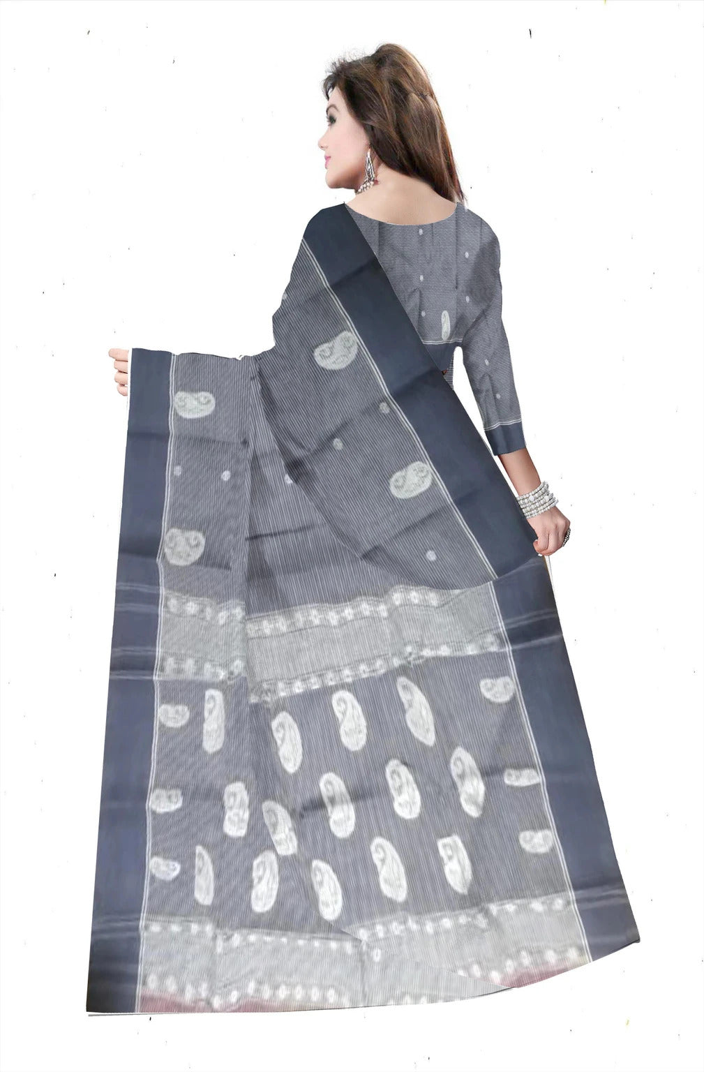 Pradip Fabrics Woven Daily Wear Pure Cotton Saree
