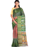 Pradip Fabrics Ethnic Women's Tant Silk Saree