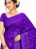 Pradip Fabrics Ethnic Women's Dhakhai Jamdani Saree