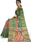 Pradip Fabrics Ethnic Women's Tant Silk Saree