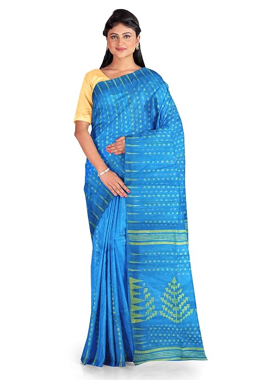 Pradip Fabrics Ethnic Women's Tant Jamdani Saree