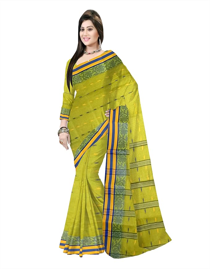 Pradip Fabrics Woven Handloom Pure Cotton Saree