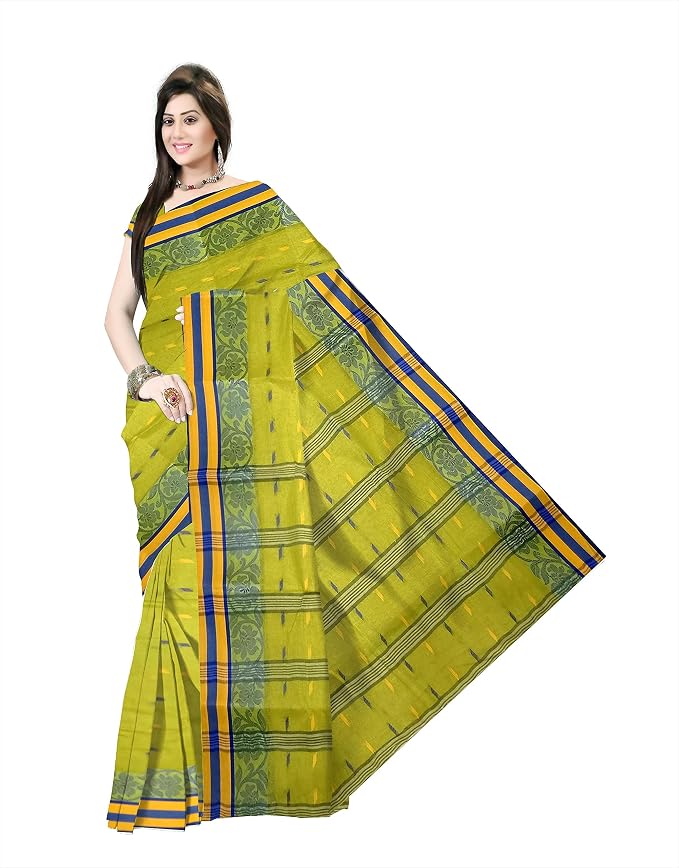 Pradip Fabrics Woven Handloom Pure Cotton Saree