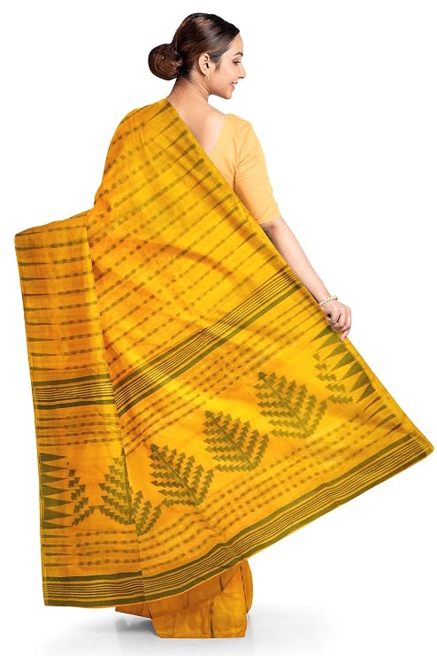 Pradip Fabrics Ethnic Women's Tant Jamdani Saree
