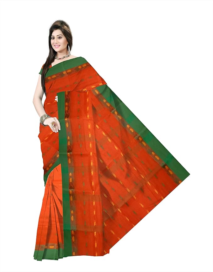 Pradip Fabrics Woven Handloom Pure Cotton Saree