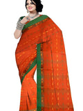 Pradip Fabrics Woven Handloom Pure Cotton Saree