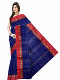 Ethnic Women's color border Tant Cotton Saree