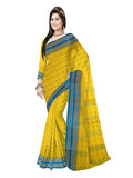 Ethnic Women's color border Tant Cotton Saree