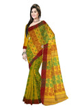 Pradip Fabrics Ethnic Women's Tant Cotton Dhakai Jamdami Saree
