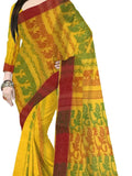Pradip Fabrics Ethnic Women's Tant Cotton Dhakai Jamdami Saree