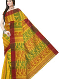 Pradip Fabrics Ethnic Women's Tant Cotton Dhakai Jamdami Saree