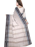 Ethnic Women's color border Tant Cotton Saree