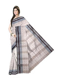 Ethnic Women's color border Tant Cotton Saree