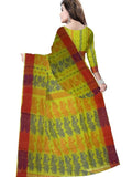 Pradip Fabrics Ethnic Women's Tant Cotton Dhakai Jamdami Saree