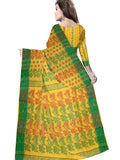Pradip Fabrics Ethnic Women's Tant Cotton Dhakai Jamdami Saree