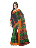 Pradip Fabrics Ethnic Women's Tant Cotton Dhakai Jamdami Saree