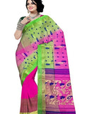 Pradip Fabrics Woven Tant Silk Blend Saree