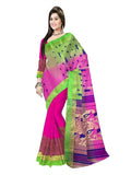 Pradip Fabrics Woven Tant Silk Blend Saree