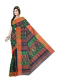 Pradip Fabrics Ethnic Women's Tant Cotton Dhakai Jamdami Saree
