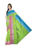 Pradip Fabrics Woven Tant Cotton Blend Saree