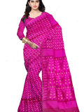 Pradip Fabrics Woven Jamdani Cotton Silk Saree (Blue)