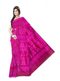 Pradip Fabrics Woven Jamdani Cotton Silk Saree (Blue)